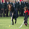It's hockey in high heels for Kate as Duchess goes back to prep school she adored