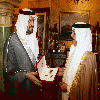 The King of Bahrain grants Al Jassmi  the First Class Proficiency Medal