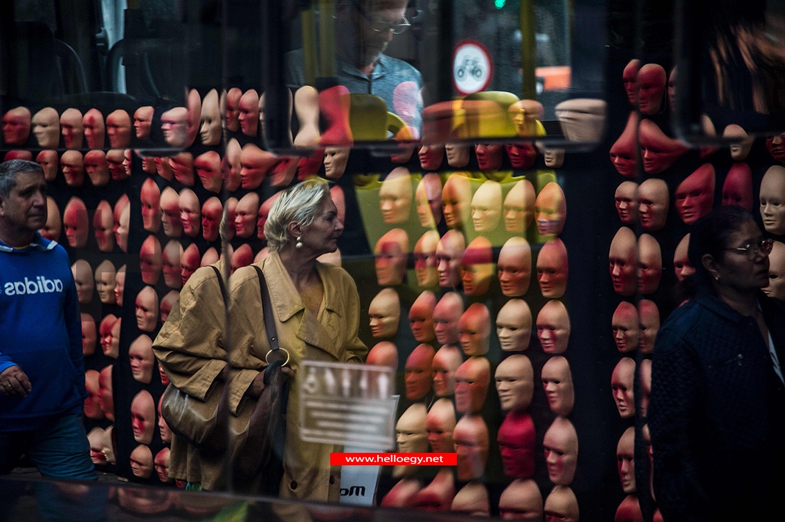 Masks, one for each of the 594 congressmen and one more for Brazilian President Michel Temer, put by the Brazilian NGO Rio de Paz as a protest against the political corruption scandals, are seen at Sa